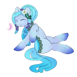 Size: 3500x3500 | Tagged: artist:hirundoarvensis, derpibooru import, eyes closed, female, happy, high res, mare, oc, oc:silent realm, original species, pond pony, safe, simple background, solo, transparent background, unofficial characters only