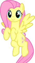Size: 761x1385 | Tagged: safe, artist:burdo49, derpibooru import, fluttershy, pegasus, pony, buckball season, .svg available, c:, cute, flying, shyabetes, simple background, smiling, solo, spread wings, transparent background, vector