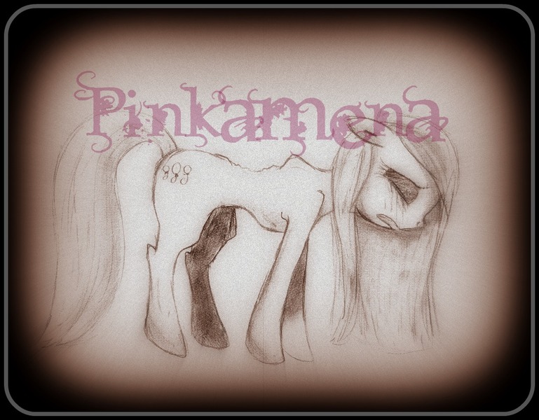 Size: 1067x832 | Tagged: artist:rottenseahorse, crying, derpibooru import, lonely, pinkamena diane pie, pinkie pie, sad, safe, solo