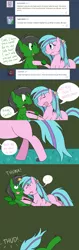 Size: 1280x4036 | Tagged: absurd resolution, artist:hummingway, ask-humming-way, derpibooru import, dialogue, oc, oc:feather hummingway, oc:swirly shells, safe, tumblr, tumblr comic, unofficial characters only
