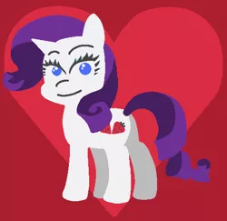 Size: 494x480 | Tagged: artist:threetwotwo32232, bootleg, derpibooru import, food, rarity, safe, solo, strawberry