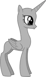 Size: 4449x7345 | Tagged: safe, artist:illumnious, derpibooru import, oc, unofficial characters only, alicorn, pony, .ai available, .svg available, absurd resolution, base, simple background, solo, transparent background, vector