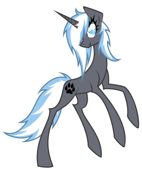 Size: 893x1119 | Tagged: safe, artist:basykail, derpibooru import, oc, oc:coldyclaw, unofficial characters only, pony, unicorn, female, mare, rearing, simple background, solo, transparent background