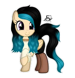 Size: 3096x3232 | Tagged: artist:aldobronyjdc, clothes, derpibooru import, oc, oc:adenzell harmony, rule 63, safe, simple background, solo, transparent background, unofficial characters only