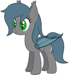 Size: 2752x2998 | Tagged: safe, artist:duskthebatpack, derpibooru import, oc, oc:eclipse penumbra, unofficial characters only, bat pony, pony, commission, fangs, female, mare, simple background, solo, transparent background, vector