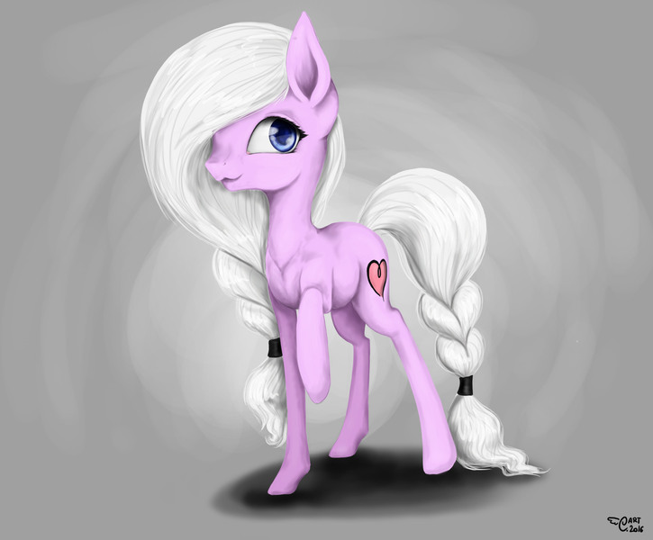 Size: 2998x2480 | Tagged: safe, artist:cvanilda, derpibooru import, oc, oc:shinyheart, unofficial characters only, pony, solo