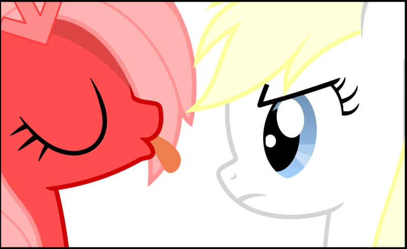 Size: 2165x1326 | Tagged: safe, artist:arifproject, derpibooru import, oc, oc:aryanne, oc:downvote, ponified, unofficial characters only, earth pony, pony, derpibooru, derpibooru ponified, face, female, frown, meta, reaction image, tongue out, vector