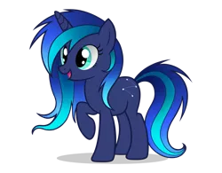 Size: 5000x3906 | Tagged: safe, artist:duskie-06, derpibooru import, oc, oc:stellarium, unofficial characters only, pony, unicorn, absurd resolution, cutie mark, female, mare, open mouth, raised hoof, show accurate, simple background, smiling, solo, transparent background, vector