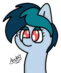 Size: 595x709 | Tagged: artist:stargamer8, bedroom eyes, bust, derpibooru import, oc, oc:delta vee, safe, signature, simple background, solo, transparent background, unofficial characters only