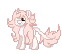 Size: 556x480 | Tagged: artist:kemi, artist:kwemii, derpibooru import, kirin, oc, oc:bianca, pixel art, pony town, safe, simple background, solo, transparent background, unofficial characters only