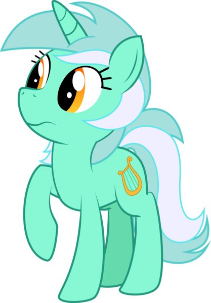 Size: 1805x2597 | Tagged: safe, artist:derphed, derpibooru import, lyra heartstrings, pony, unicorn, raised hoof, simple background, solo, transparent background, vector