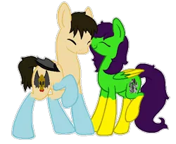 Size: 534x437 | Tagged: safe, artist:anxiouslilnerd, derpibooru import, oc, oc:camoflage cat, oc:golden death, unofficial characters only, bat pony, pegasus, pony, base used, couple, golden camo, oc x oc, shipping