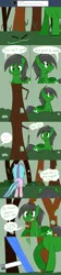 Size: 1280x5745 | Tagged: absurd resolution, artist:hummingway, ask-humming-way, derpibooru import, dialogue, forest, oc, oc:feather hummingway, oc:swirly shells, safe, tumblr, tumblr comic, unofficial characters only