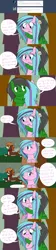 Size: 1280x5730 | Tagged: absurd resolution, artist:hummingway, ask-humming-way, derpibooru import, dialogue, forest, oc, oc:feather hummingway, oc:swirly shells, safe, tumblr, tumblr comic, unofficial characters only