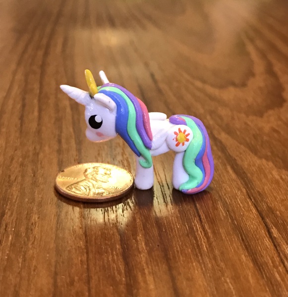 Size: 3021x3118 | Tagged: artist:vivalahill, chibi, craft, derpibooru import, irl, penny, photo, princess celestia, safe, sculpture, solo