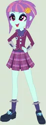 Size: 201x541 | Tagged: safe, artist:ra1nb0wk1tty, derpibooru import, sunny flare, equestria girls, clothes, crystal prep academy uniform, school uniform, shoes, socks, solo