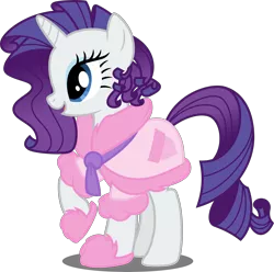 Size: 5000x4955 | Tagged: absurd resolution, artist:dashiesparkle, bathrobe, clothes, cute, derpibooru import, raised hoof, raribetes, rarity, robe, safe, simple background, solo, suited for success, .svg available, transparent background, vector