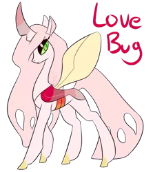 Size: 800x900 | Tagged: artist:the-love-bug-queen, changeling, derpibooru import, oc, oc:love bug, safe, solo, unofficial characters only