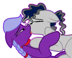 Size: 922x748 | Tagged: suggestive, artist:bloodlover2222, artist:harm0nic-bases, derpibooru import, oc, oc:batberry, oc:moonstryk, unofficial characters only, bat pony, pony, wingless bat pony, base used, bedroom eyes, female, hug, kissing, lesbian, making out, oc x oc, shipping, sloppy kissing