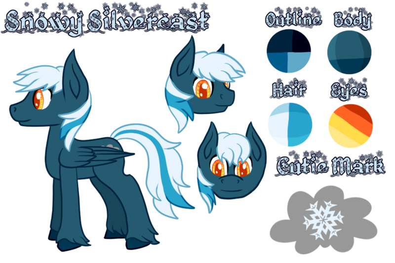 Size: 900x600 | Tagged: safe, artist:timid tracks, derpibooru import, oc, oc:snowy silvercast, unofficial characters only, pegasus, pony, cloud, colored pupils, cutie mark, gradient, gradient eyes, male, reference sheet, solo, stallion, unshorn fetlocks