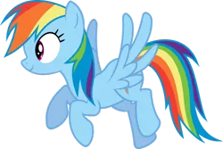 Size: 1024x683 | Tagged: artist:davidfg4, derpibooru import, floating, happy, profile, rainbow dash, safe, simple background, solo, spread wings, transparent background, vector