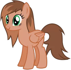 Size: 5863x5726 | Tagged: safe, artist:peahead, derpibooru import, oc, oc:kathrine, unofficial characters only, pegasus, pony, absurd resolution, green eyes, show accurate, simple background, smiling, solo, transparent background, vector