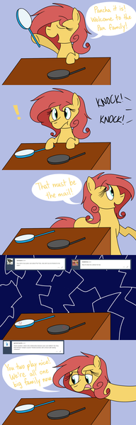 Size: 1280x4000 | Tagged: artist:hummingway, ask-humming-way, derpibooru import, dialogue, oc, oc:pan pare, safe, tumblr, tumblr comic, unofficial characters only