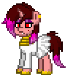 Size: 146x164 | Tagged: safe, artist:lavenderheart, derpibooru import, oc, oc:lavenderheart, unofficial characters only, earth pony, pony, unicorn, pony town, clothes, dress, shoes, skirt, solo, wedding dress