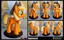 Size: 3986x2490 | Tagged: safe, artist:eljoeydesigns, derpibooru import, applejack, pony, craft, eljoe, irl, photo, sculpture, solo, traditional art