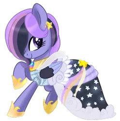 Size: 837x843 | Tagged: safe, artist:starchasesketches, derpibooru import, oc, oc:starchase, unofficial characters only, pegasus, pony, clothes, dress, female, gala dress, heart eyes, mare, simple background, solo, transparent background, wingding eyes