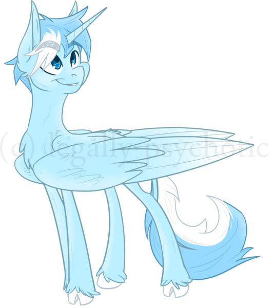 Size: 1254x1413 | Tagged: safe, artist:legally-psychotic, derpibooru import, oc, unofficial characters only, alicorn, classical unicorn, pony, cloven hooves, impossibly large wings, large wings, leonine tail, male, simple background, solo, stallion, transparent background, unshorn fetlocks, watermark, wings