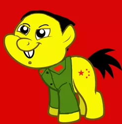 Size: 3840x3892 | Tagged: safe, artist:andrewtodaro, derpibooru import, ponified, pony, china, chinese text, mao zedong, solo