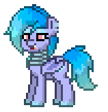 Size: 158x163 | Tagged: safe, artist:lavenderheart, derpibooru import, oc, unofficial characters only, bat pony, pony, pony town, simple background, solo, water princess, white background