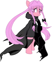 Size: 819x976 | Tagged: safe, artist:albert238391, derpibooru import, ponified, pony, crossover, mirai nikki, simple background, solo, transparent background, yuno gasai