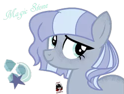 Size: 711x537 | Tagged: safe, artist:thememechester, derpibooru import, oc, oc:magic stone, unofficial characters only, earth pony, pony, base used, magical lesbian spawn, offspring, parent:maud pie, parent:trixie, parents:mauxie, simple background, solo, transparent background