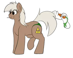 Size: 1280x1025 | Tagged: suggestive, artist:codras, derpibooru import, ponified, earth pony, pony, candy, carrot, clothes, disembodied hand, epona, female, food, lollipop, mare, panties, raised hoof, simple background, smiling, solo, the legend of zelda, transparent background, underwear