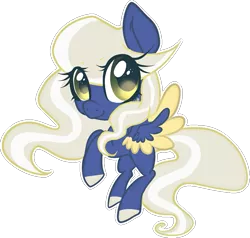 Size: 813x773 | Tagged: safe, artist:nyosuke-higashicata, derpibooru import, oc, oc:starfall, unofficial characters only, pegasus, pony, chibi, solo