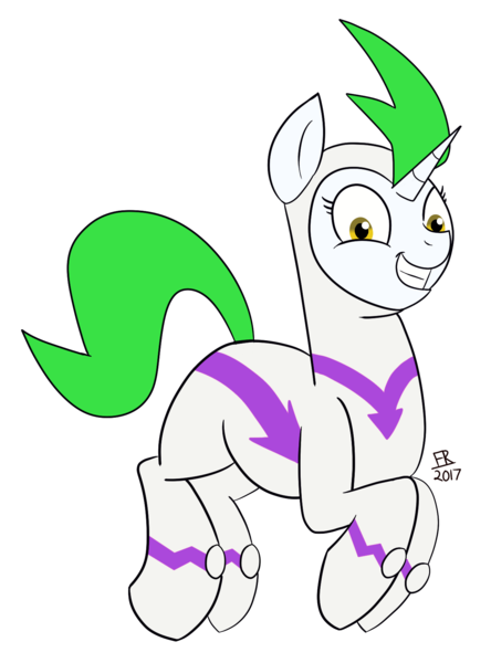 Size: 1286x1737 | Tagged: safe, artist:feralroku, derpibooru import, fili-second, oc, oc:tessarect shine, unofficial characters only, pony, unicorn, looking at you, power ponies, simple background, smiling, solo, transparent background