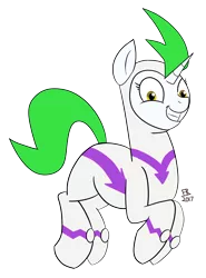 Size: 1286x1737 | Tagged: safe, artist:feralroku, derpibooru import, fili-second, oc, oc:tessarect shine, unofficial characters only, pony, unicorn, looking at you, power ponies, simple background, smiling, solo, transparent background