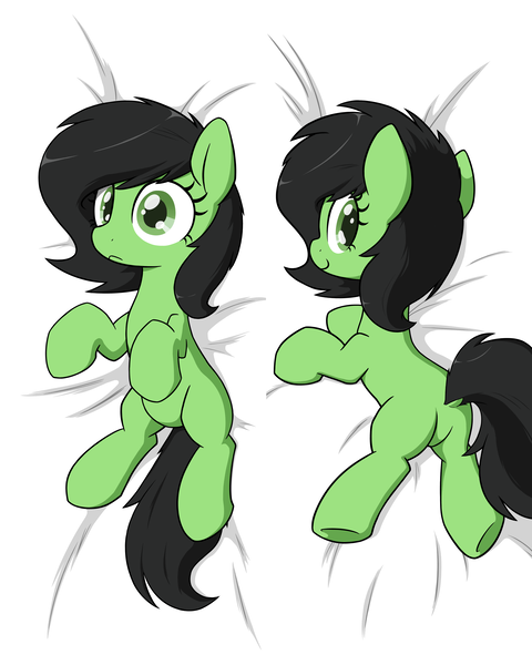 Size: 8000x10000 | Tagged: safe, artist:skitter, derpibooru import, oc, oc:anonfilly, unofficial characters only, earth pony, pony, absurd resolution, adoranon, body pillow, body pillow design, butt, colored pupils, cute, dock, female, filly, foal, looking at you, on back, plot, solo