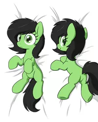 Size: 8000x10000 | Tagged: safe, artist:skitter, derpibooru import, oc, oc:anonfilly, unofficial characters only, earth pony, pony, absurd resolution, adoranon, body pillow, body pillow design, butt, colored pupils, cute, dock, female, filly, foal, looking at you, on back, plot, solo
