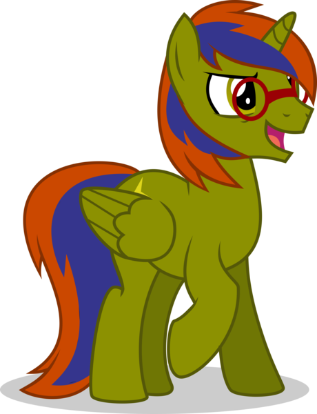 Size: 5410x7057 | Tagged: safe, artist:time-zeb-cifra, derpibooru import, oc, oc:storm spark, unofficial characters only, alicorn, pony, 2019 community collab, derpibooru community collaboration, absurd resolution, alicorn oc, cutie mark, glasses, simple background, solo, transparent background, vector