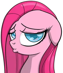 Size: 1859x2166 | Tagged: artist:datapony, bust, cute, derpibooru import, pinkamena diane pie, pinkie pie, portrait, pouting, safe, simple background, solo, transparent background