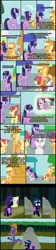 Size: 900x4000 | Tagged: safe, artist:saturnstar14, derpibooru import, apple bloom, applejack, diamond tiara, scootaloo, silver spoon, steven magnet, sweetie belle, twilight sparkle, oc, oc:nyx, alicorn, pony, comic:past sins, fanfic:past sins, cutie mark crusaders, everfree forest