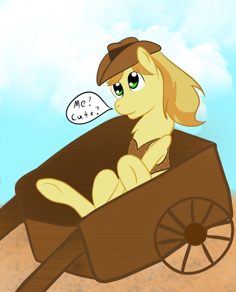 Size: 1464x1813 | Tagged: safe, artist:silversthreads, derpibooru import, braeburn, earth pony, pony, braebetes, cute, male, solo, stallion