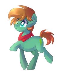 Size: 2500x3000 | Tagged: safe, artist:drawntildawn, derpibooru import, oc, oc:azure, unofficial characters only, earth pony, pony, bandana, female, food, heterochromia, mare, salad, simple background, solo, transparent background, trotting