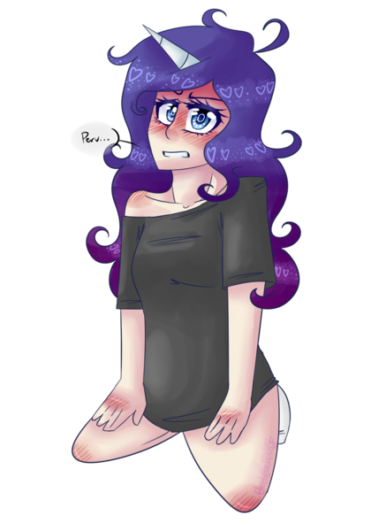 Size: 915x1308 | Tagged: artist:fluffyrainbowkitty, clothes, derpibooru import, heart, horned humanization, human, humanized, implied rarimac, rarity, simple background, solo, suggestive, transparent background