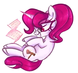 Size: 582x550 | Tagged: safe, artist:misspinka, derpibooru import, oc, oc:roserade, unofficial characters only, pony, unicorn, female, glasses, lawyer, mare, simple background, smiling, solo, transparent background