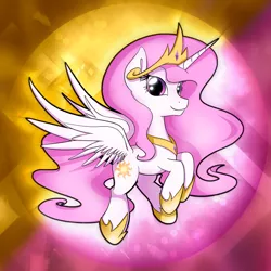 Size: 2539x2539 | Tagged: safe, artist:conniethecasanova, artist:flamevulture17, color edit, derpibooru import, edit, princess celestia, alicorn, pony, colored, high res, pink-mane celestia, solo, younger