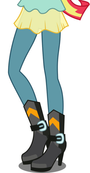 Size: 1640x3157 | Tagged: safe, artist:teentitansfan201, derpibooru import, edit, vector edit, sunset shimmer, equestria girls, friendship games, boots, clothes, cropped, high heel boots, pants, simple background, solo, transparent background, vector